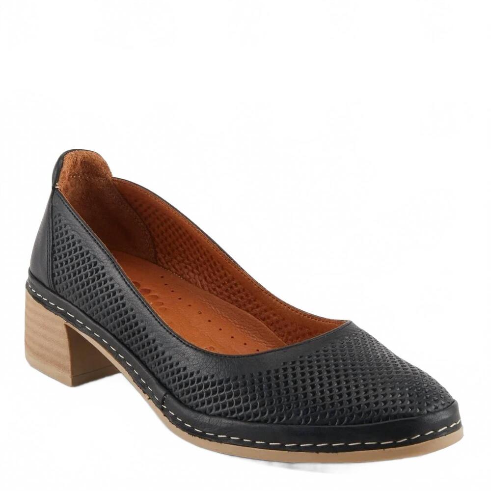 NEW SPRING STEP SHOES women's lugaria heels in black